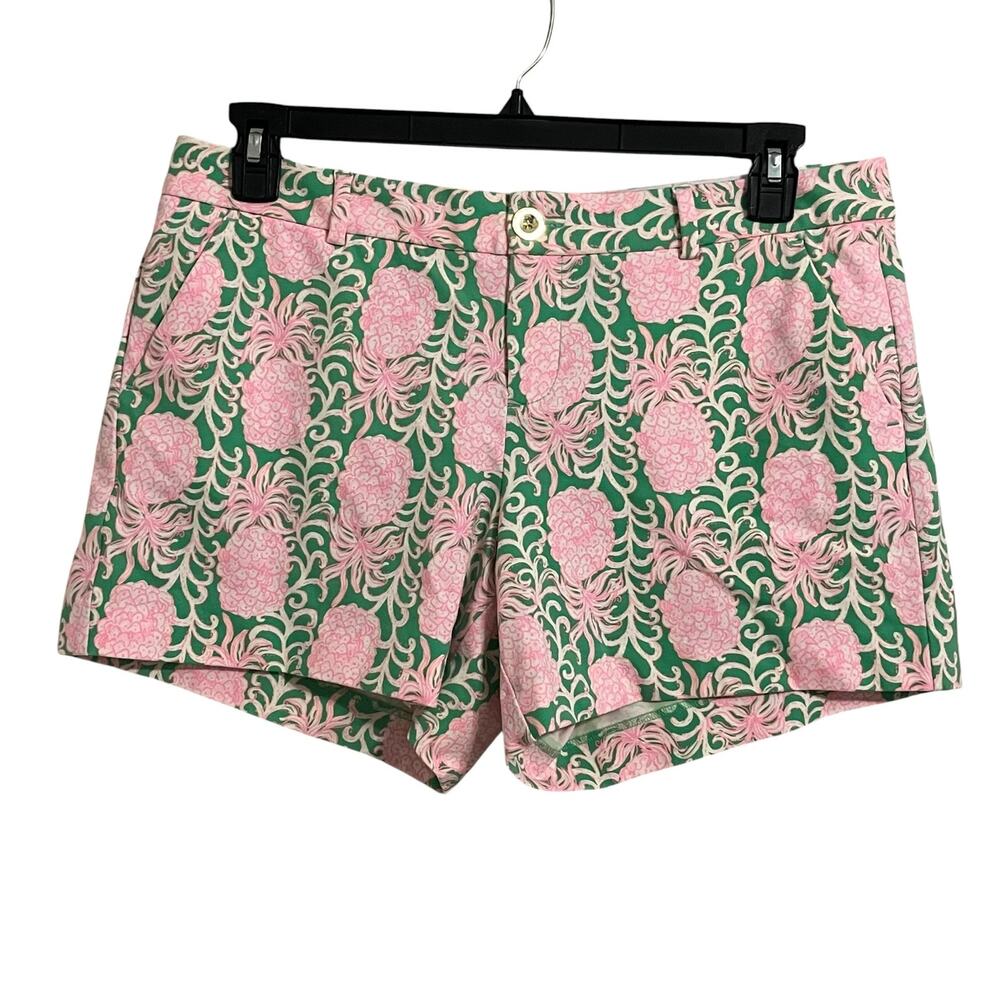 Lilly Pulitzer Callahan Short in Fauna Green Party Pineapple